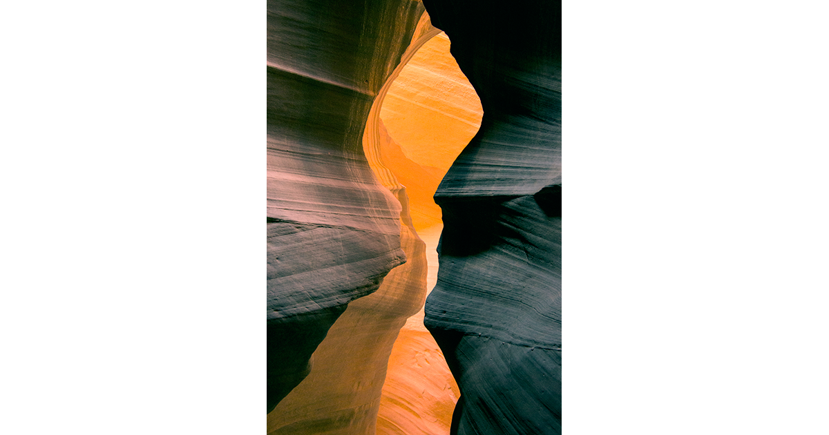 Glicee print of Geologic formation at Antelope Canyon