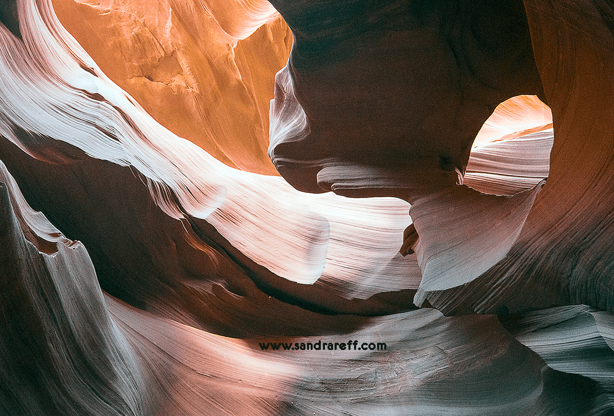 Glicee print of Geologic formation at Antelope Canyon